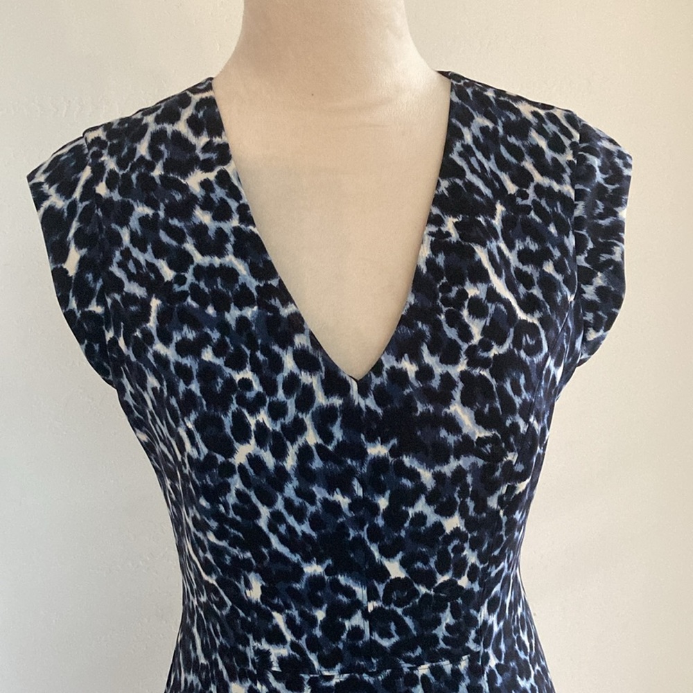 Rebecca Taylor Like New Dress, Black and Blue, 4 - Picture 2 of 8